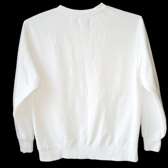 Sanrio Hello Kitty Carnival Graphic Sweatshirt XL White Kawaii Pastel Y2K EUC - Picture 2 of 8